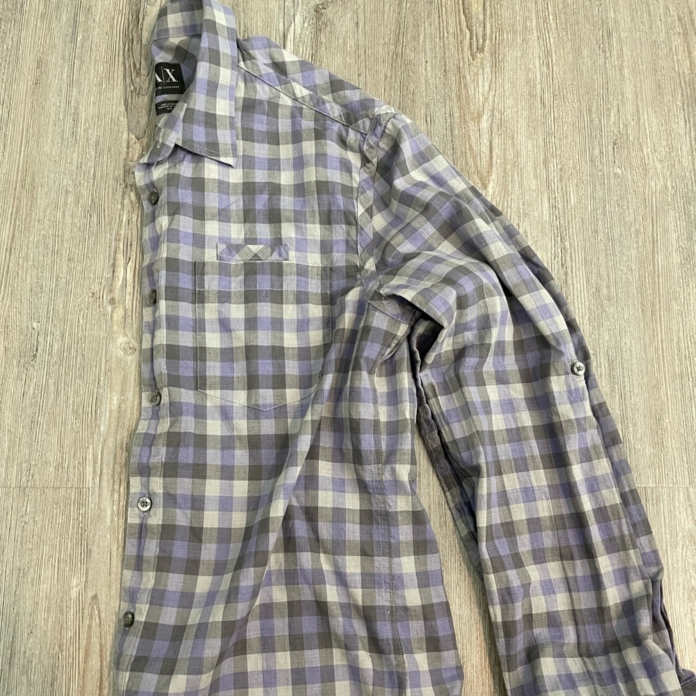 Armani Exchange - Purple Buttondown